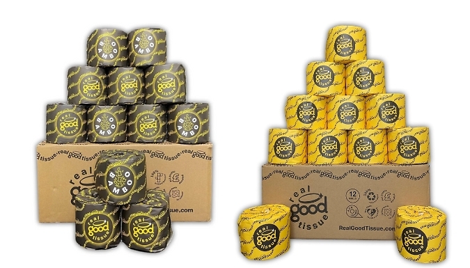 6-48 Real Good Premium 3-Ply Toilet Rolls. from Discount Experts