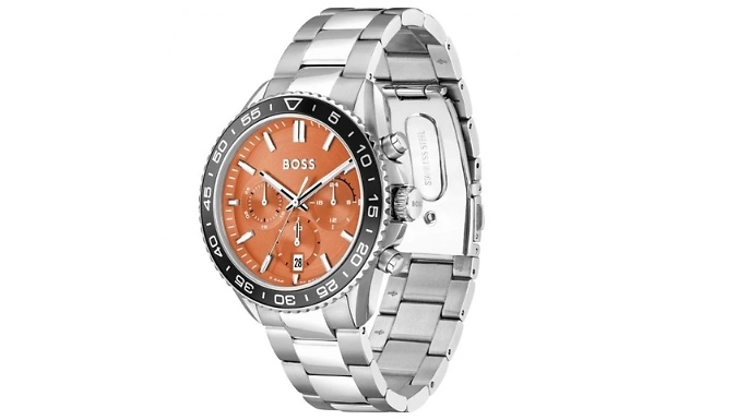 BOSS Runner Orange Chronograph Watch
