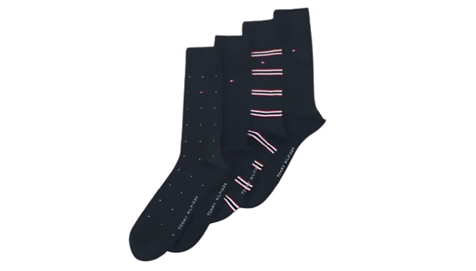 Tommy Hilfiger 4 Pair Men's Gift Set from Discount Experts