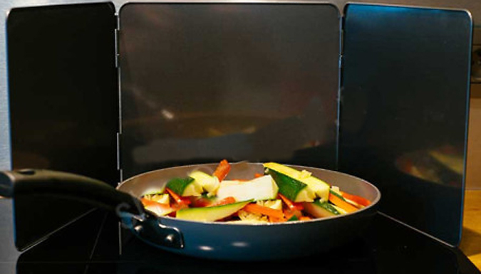 Anti-Splatter Cooking Panel from Discount Experts