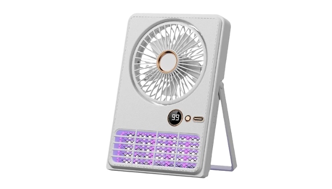 2-in-1 Fan & Mosquito Killer Lamp - 2 Colours at Discount Experts