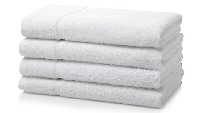 2, 4 or 6 XL Egyptian Cotton Bath Towels - 8 Colours from Discount Experts