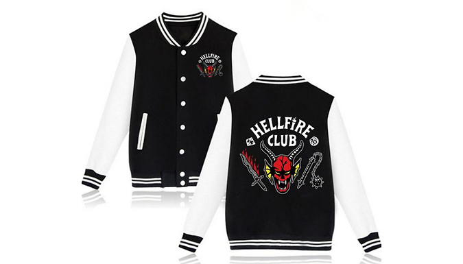 Stranger Things-Inspired Bomber Jacket - 4 Colours & 6 Sizes at Discount Experts