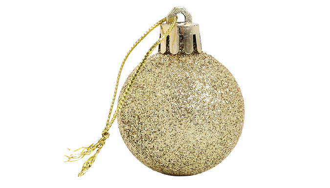 36-Piece Christmas Tree Bauble Ornament Deluxe Set from Discount Experts