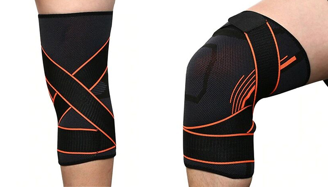 Compression Knee Support with Adjustable Straps at Discount Experts