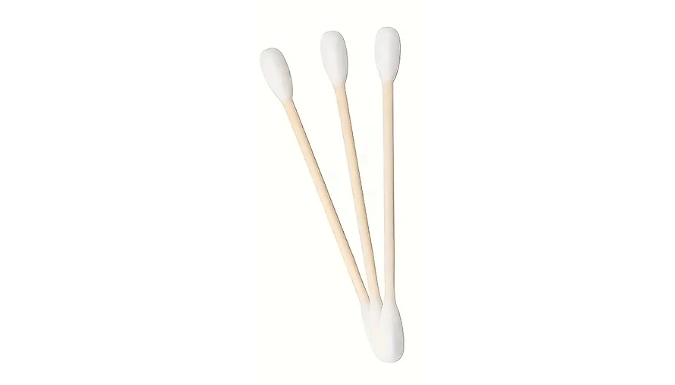 300-Piece Double Head Cotton Swab Pack from Discount Experts