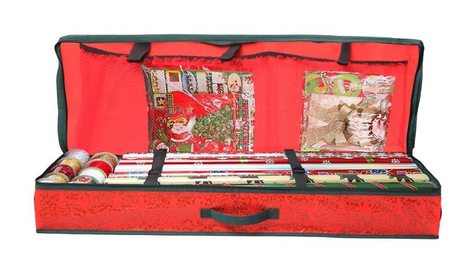Wrapping Paper Organisation Storage Bag from Discount Experts