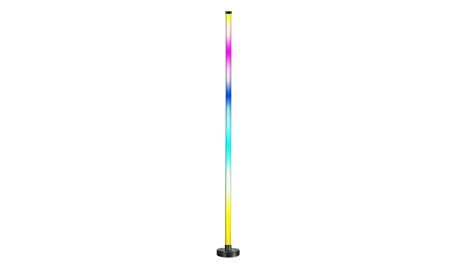 Modern Minimalist Smart LED Floor Lamp - with Remote. from Discount Experts