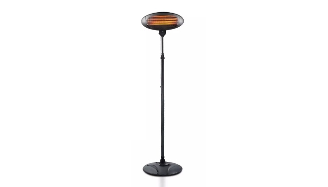 Debonair Adjustable Quartz Patio Heater from Discount Experts