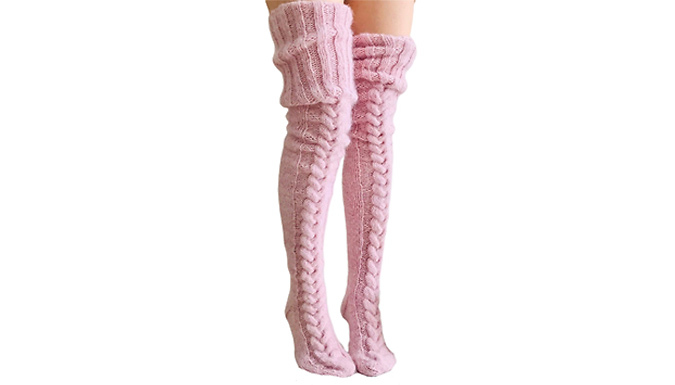 Long Knitted Warm Socks - 5 Colours from Discount Experts