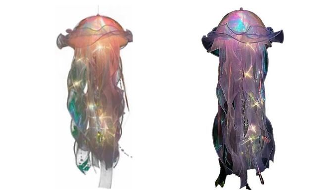Hanging Jellyfish LED Decorative Lamp - 4 Colours from Discount Experts
