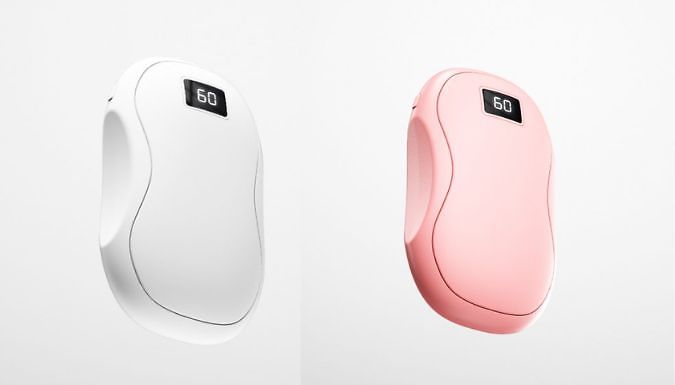 2-in-1 Mini Hand Warmer & Powerbank - 4 Colours, 2 Designs at Discount Experts