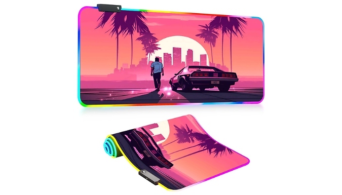 Gaming Computer Desk Luminous Mouse Pad - 5 Styles, 3 Sizes!