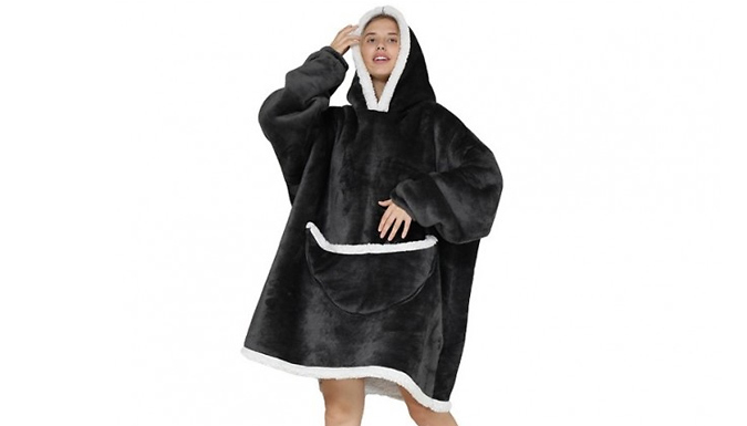 Oversized Cosy Blanket Hoodie - 13 Designs from Discount Experts