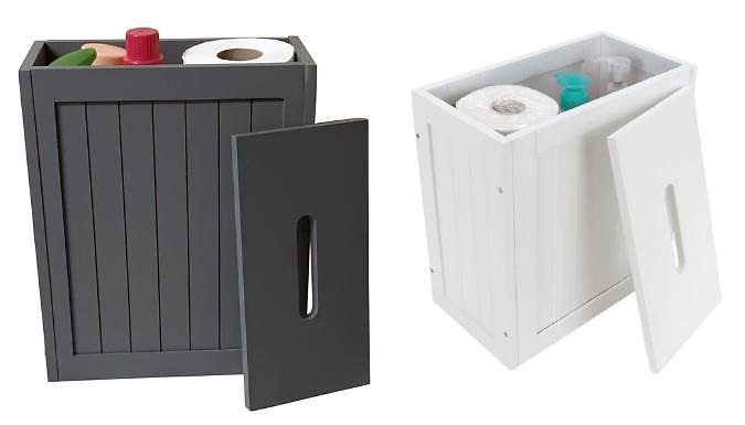 Slimline Multi-Purpose Bathroom Storage Unit - 2 Colours at Discount Experts