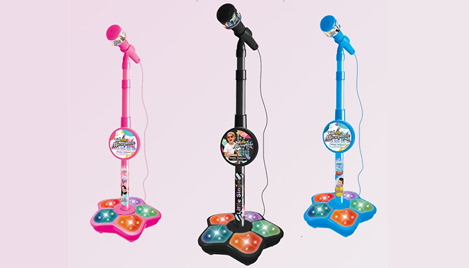 Kid's Karaoke Gaming Microphone with MP3 Connectivity at Discount Experts