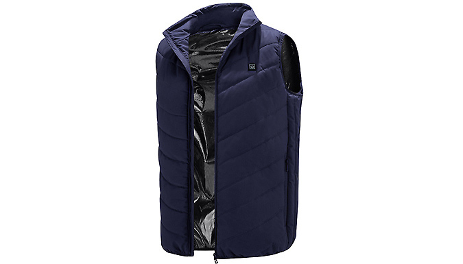 Unisex Thermal Electric USB Heated Gilet - 5 Colours & 6 Sizes from Discount Experts