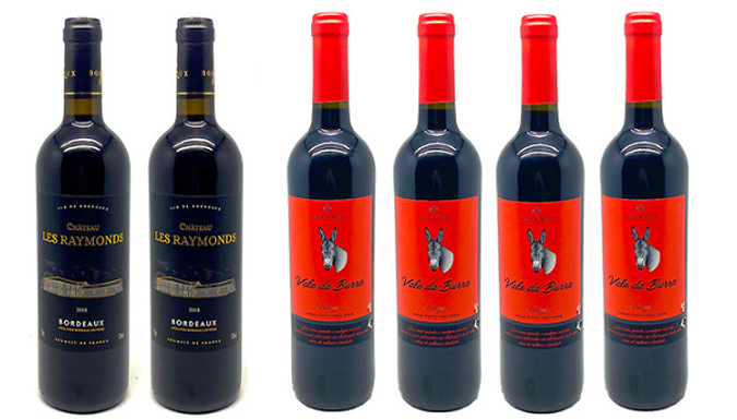 Luxury French Wine Vin De Bordeaux Gift Bundle from Discount Experts