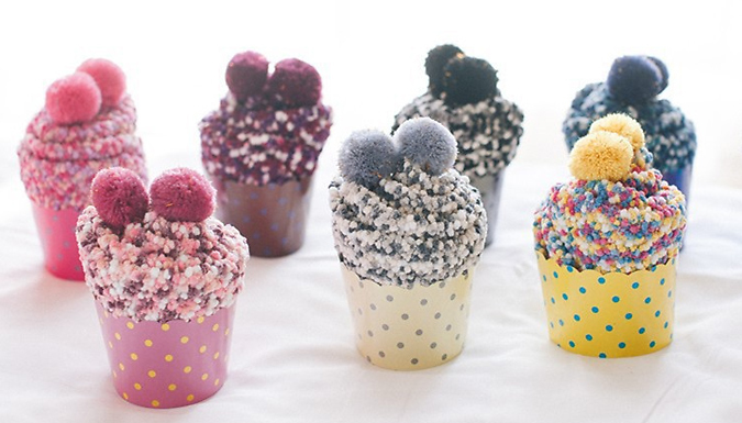 1 or 3-Pack Warm Fuzzy Cupcake Socks - 9 Colours from Discount Experts