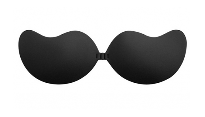 1 or 2-Pack of Invisible Backless Stick-On Push Up Bras - 2 Colours & 4 Sizes from Discount Experts