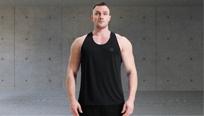 Men's Y-Back Muscle Tank Top - 9 Colours at Discount Experts
