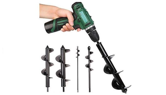 Garden Post Lawn Digger Bit with Hex Drive - 2 Sizes at Discount Experts