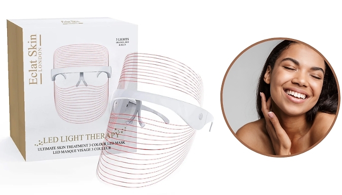 Eclat Skin London 3 Colour LED Mask at Discount Experts