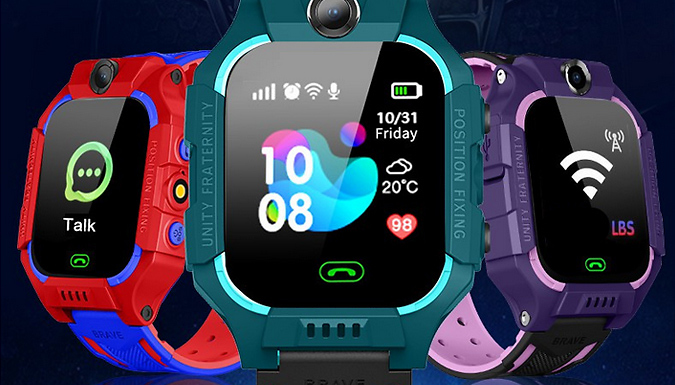 1 or 2 Kid's Anti-Lost Smart Watch - 3 Colours from Discount Experts
