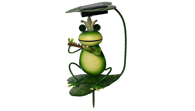 Frog Light-Up Solar Garden Ornament - 3 Designs from Discount Experts