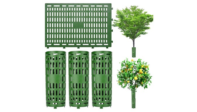 3-Piece Tree Trunk Protectors - 3 Colours. at Discount Experts