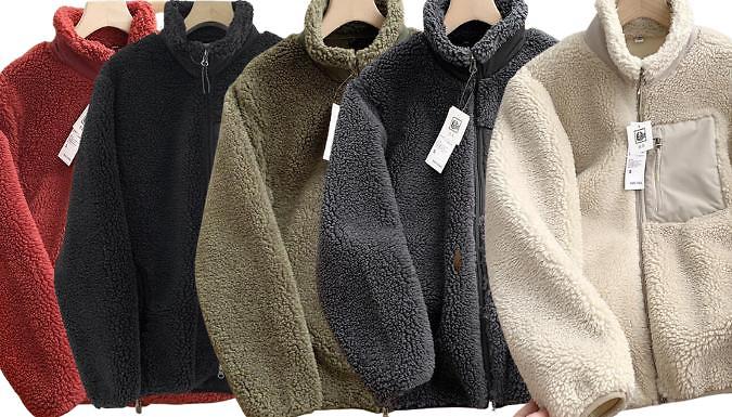 Windproof Lambswool Jacket - 5 Colours, 5 Sizes from Discount Experts