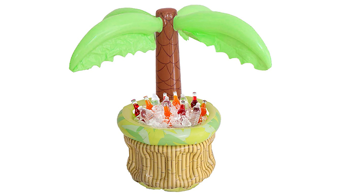 Inflatable Palm Tree Drinks Cooler from Discount Experts