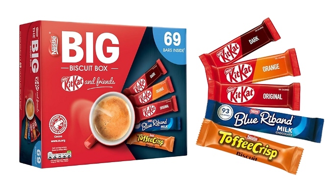The Big Nestle Biscuit Box - 69 Chocolate Bars at Discount Experts