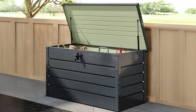 350L Waterproof Steel Storage Box – 2 Colours 350L Waterproof Steel Storage Box – 2 Colours