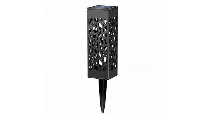 LED Diamond-Pattern Solar Stake Light - 1 or 2 from Discount Experts