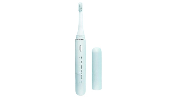 Electric Rechargeable Soft-Bristle Toothbrush - 4 Colours from Discount Experts