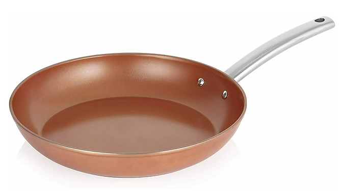 Tower Copper Non-Stick Induction Frying Pan from Discount Experts
