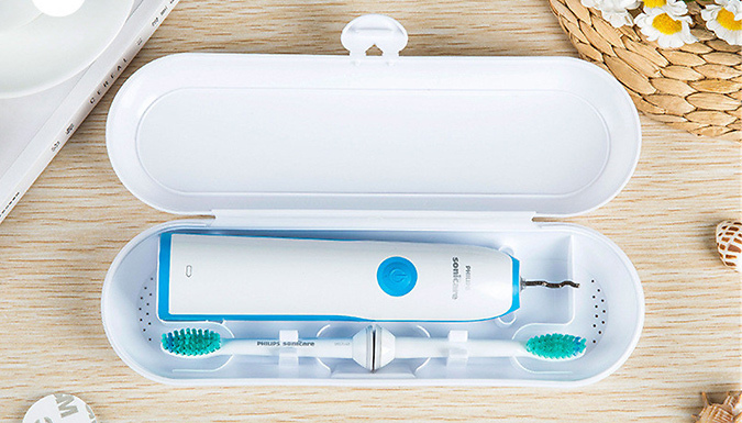 1 or 2 Electric Toothbrush Case - 4 Colours from Discount Experts