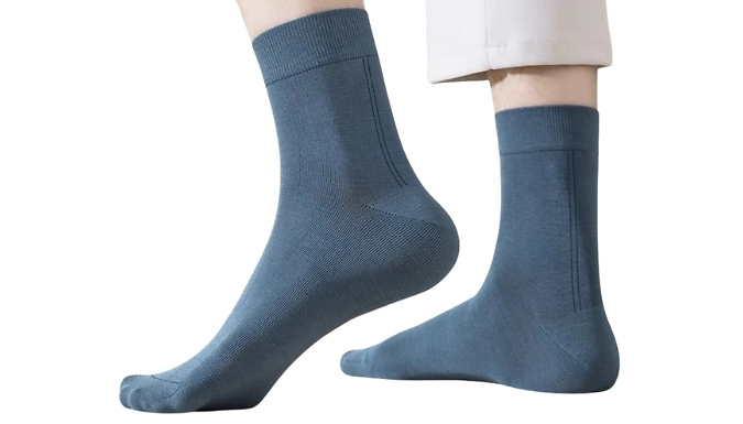 5 Pairs of Bamboo Blood Circulation Socks - 6 Colours at Discount Experts