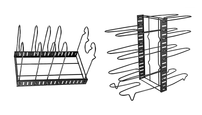 Kitchen Pots & Pans Metal Storage Rack from Discount Experts