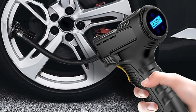ProAir LCD Handheld Tyre Pump at Discount Experts