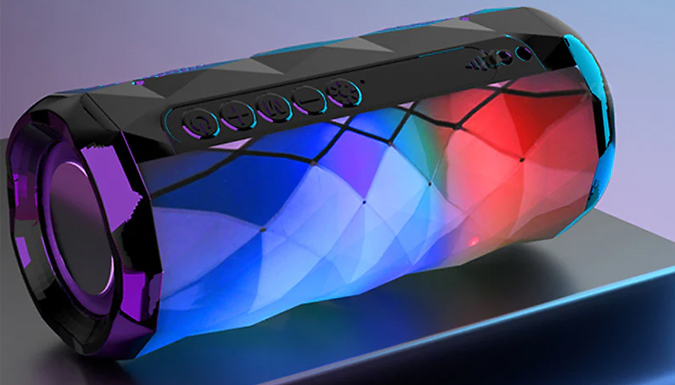 LED Bluetooth Compatible Speaker - 5 Colours at Discount Experts