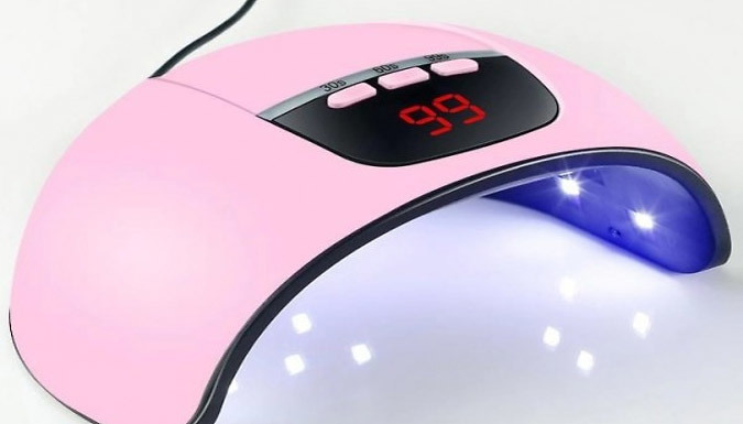 UV Smart Nail Lamp With LCD Screen - 2 Colours from Discount Experts