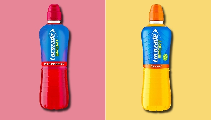 8 or 24-Pack Lucozade Sport Orange & Raspberry Drinks Bundle at Discount Experts