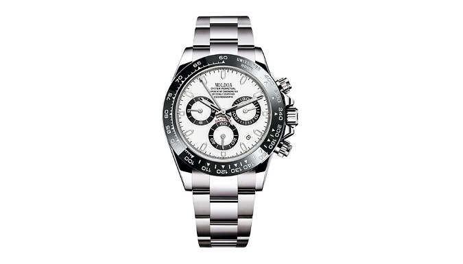 Men's Calendar Night Light Waterproof Watch at Discount Experts