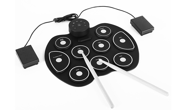 Digital Roll-Up Touch Drums – 2 Colours Deal Price £41.99