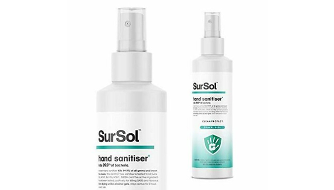SurSol Hand Sanitiser 250ml - 1or 2 Pack from Discount Experts