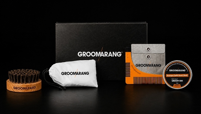 Groomarang 4-Piece Beard Grooming Kit