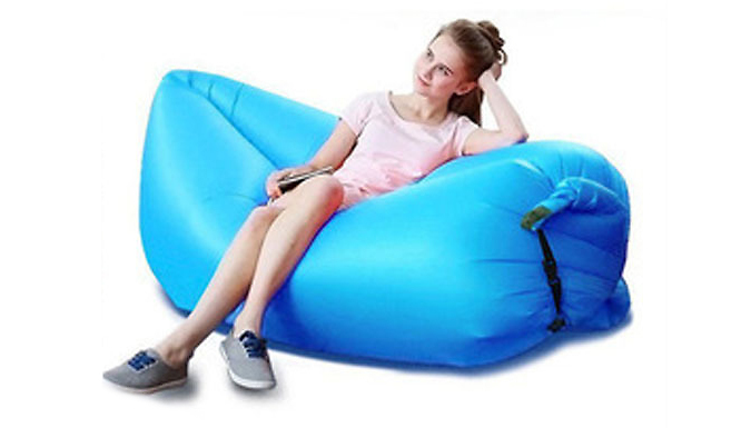 1 or 2 Self-Inflating Garden Loungers - 6 Colours at Discount Experts