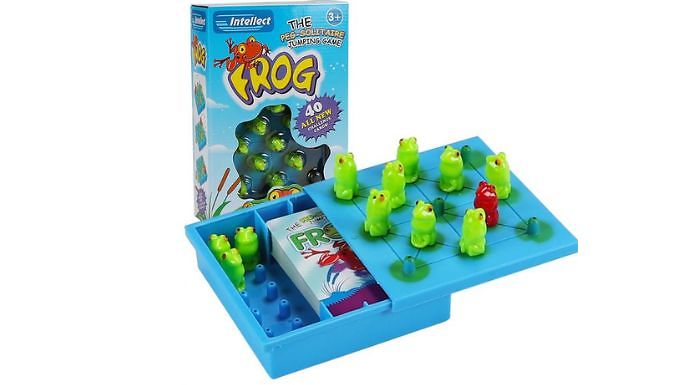 Peg Solitaire Jumping Frog Game from Discount Experts